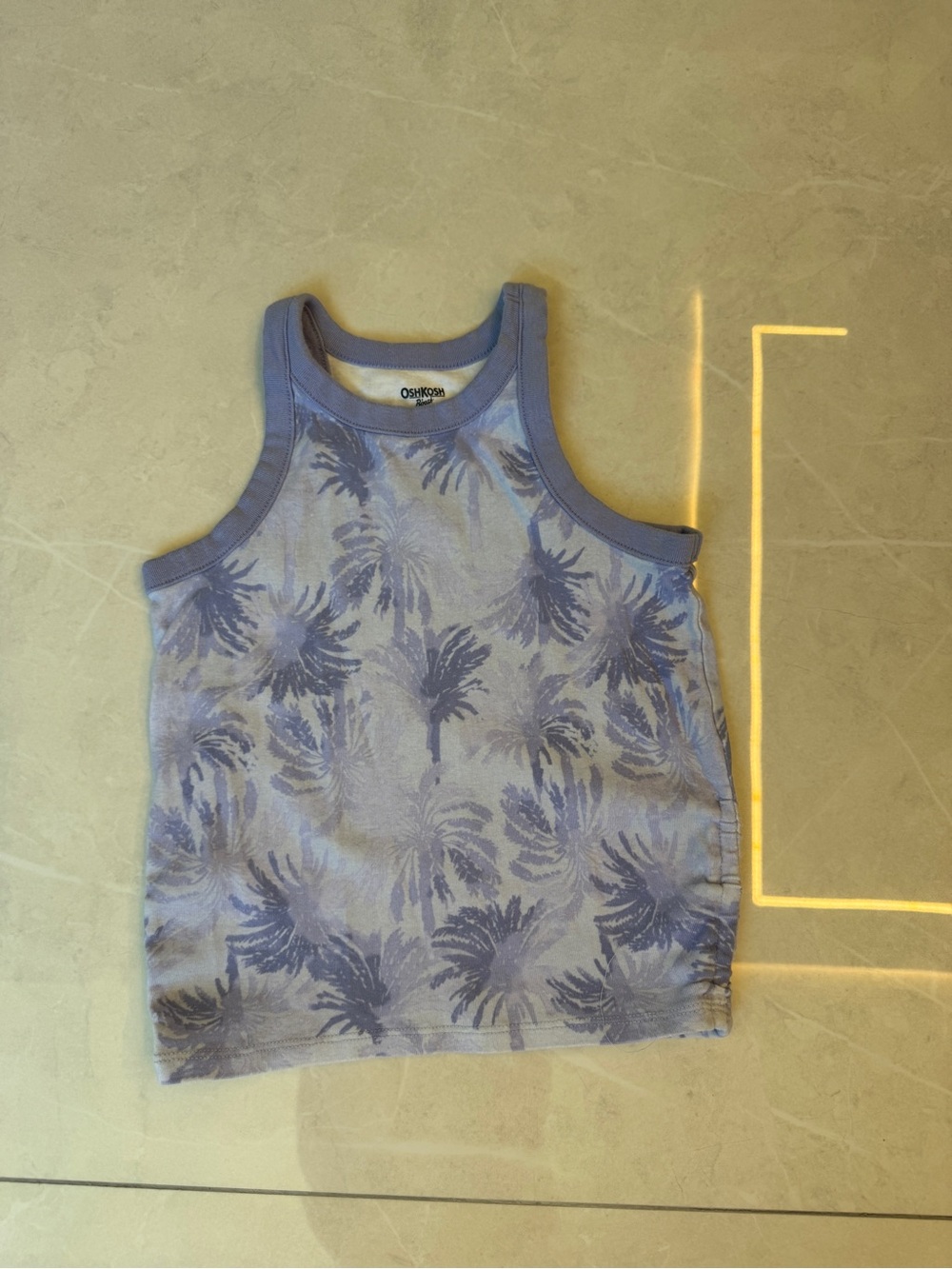 OshKosh B'gosh Kid Tropical Print Ribbed Tank Top